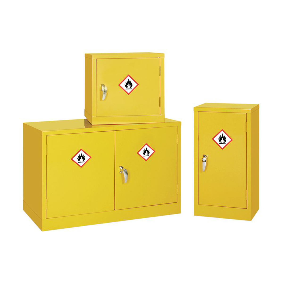 Small Dangerous & Flammable Substance COSHH Storage Cabinet w/ Optional Sizes